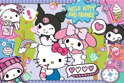 Puzzle Hello Kitty Verrücktes Trio 300 Teile