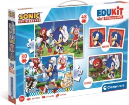 Clementoni Spiele-Set Sonic 4 in 1