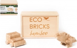 Holzbausatz mit 45 Teilen in der Schachtel