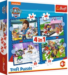 Puzzle 4-in-1 Paw Patrol – Hundegeschichten