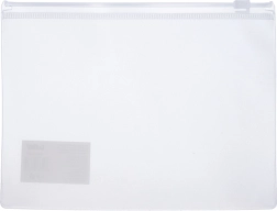 Ordner mit Reißverschluss 29x21,5 cm Transparent