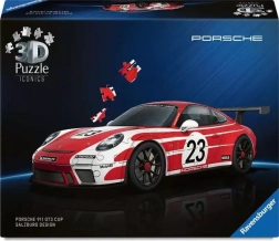 3D-Puzzle RAVENSBURGER Iconics: PORSCHE 911 GT3 Cup Salzburg – 108 Teile