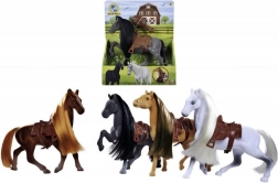 Spielzeugpferd 19 cm mit Sattel und Kamm – NATURE WORLD