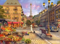 Puzzle Spaziergang durch Paris 500 Teile