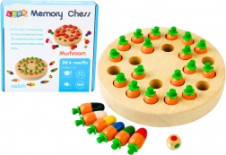 Holz-Spiel Gedächtnis Karottenspaß