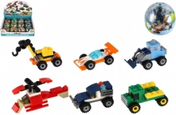 Bauset Verkehrsmittel in einer Kugel