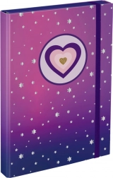 Mappe für Schulhefte A4 Pferde Herzen