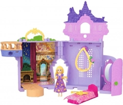 Disney Prinzessin Rapunzel – tragbares Schlosshäuschen mit Puppe