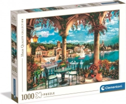 Puzzle 1000 Teile BALCONY VIEW OF LAKE COMO von Clementoni