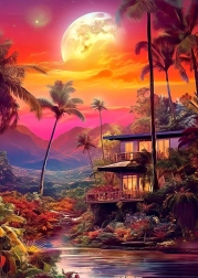 Puzzle Anmutige Dämmerung 1000 Teile