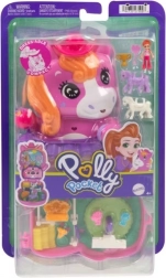Polly Pocket Pony-Rodeo – kompaktes Set mit Mikropuppe und Zubehör