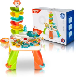 Interaktiver Tisch mit Rutsche für Kinder mit Lichtern und Geräuschen