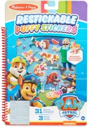 Wiederverwendbare Puffy-Sticker PAW PATROL – Aktivitätsbuch 19 × 28 cm