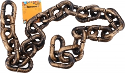 Karnevalskette Gold 1 m