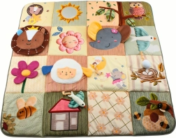 Sensorische Spielmatte mit Tiermotiven 2Kids Toys