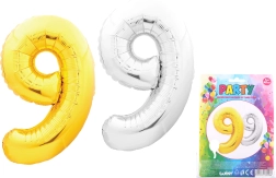 Ballon Zahl 9 40 cm Nylon