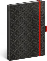 NOTIQUE liniertes Notizbuch TERIBEAR A5, schwarz, 15 × 21 cm