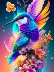 Diamant-Mosaik - Kolibri