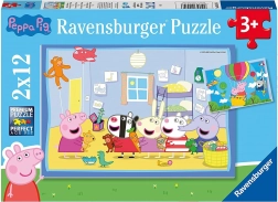 Peppa Wutz: Peppas Abenteuer Puzzle 2x12 Teile