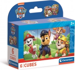 CLEMENTONI Bildwürfel Paw Patrol, 6 Würfel