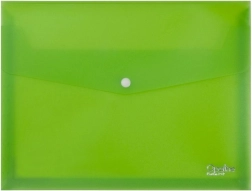 Raumsparmappe A4 mit Druckknopfverschluss, grün Opaline