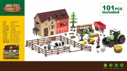Mega-Bauernhof-Set mit Traktor und Zubehör