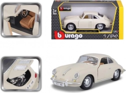 Bburago 1:24 Porsche 356B Coupé (1961) Elfenbein