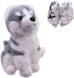 Plüschhund Husky 25 cm
