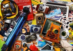 Puzzle Sammlung Retro-Kameras 1000 Teile