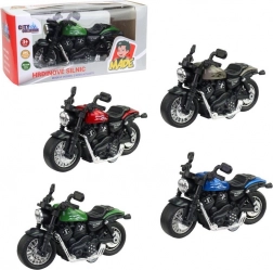 Metall-Motorrad mit Rückzug, 10,5 cm