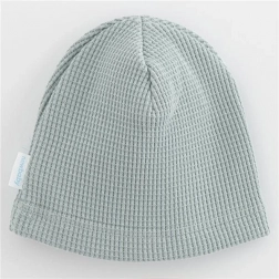 Baby-Mütze aus Baumwolle NEW BABY Luxury Clothing grau