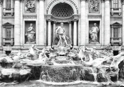 INTERDRUK Puzzle Reise um die Welt: Fontana di Trevi, Italien 500 Teile