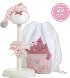 Kleidung für Babypuppe New Born, Größe 26 cm, mit Zubehör