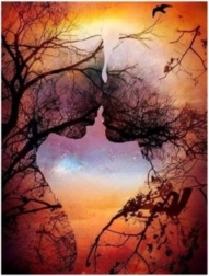 Diamantmalerei Alte Liebe 30x40 cm