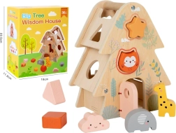 Holzpuzzle-Baum – bunte Formen für Kinder ab 2 Jahren