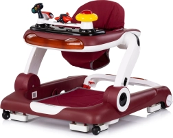 Chipolino interaktiver Lauflernwagen Little Explorer 4-in-1, rot