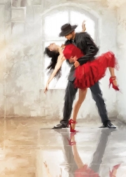 Art Puzzle Leidenschaftlicher Tanz – Puzzle 1000 Teile