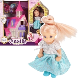 Schloss mit Puppe und Zubehör für Kinder