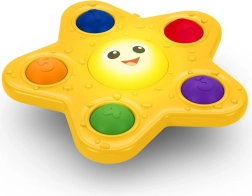 Baby Einstein Aktivspielzeug mit Saugnapf Pop & Glow Starfish für Babys ab 6 Monaten