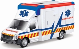 Krankenwagen mit Trage Bburago 1:43