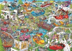 Puzzle RAVENSBURGER Ray’s Comic – Zukunft, 1000 Teile