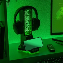 Gaming-Ständer für XBOX mit LED-Beleuchtung und USB‑C‑Ladung