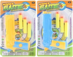 Plastikpistole mit Schaumstoffgeschossen