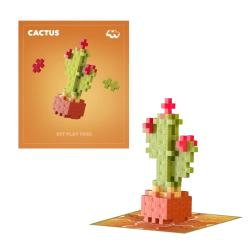 Plus-Plus Blumen Kakteen – kreative Bausteine