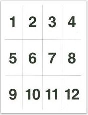 Oxybag Set zum Ausschneiden von Ziffern und Rechenzeichen