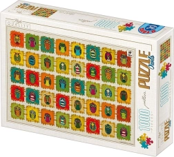 Puzzle-Muster: Eulen 1000 Teile