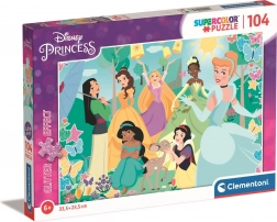 Clementoni glitzerndes Puzzle Disney Prinzessinnen im Garten 104 Teile