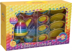 17-teiliges Gelbes Blechgeschirrset