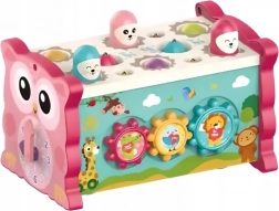 CHIPOLINO Motorik-Würfel 8v1 Eule Rosa