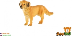 Figur Goldener Retriever aus Kunststoff 10 cm